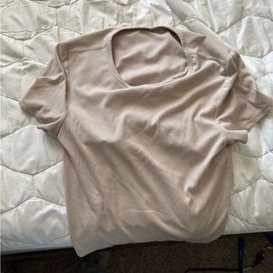 A thicker material, available at T.J. Maxx, features a bra-like layer.